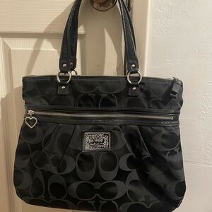 Coach Poppy Black Shoulder bag - Rehab